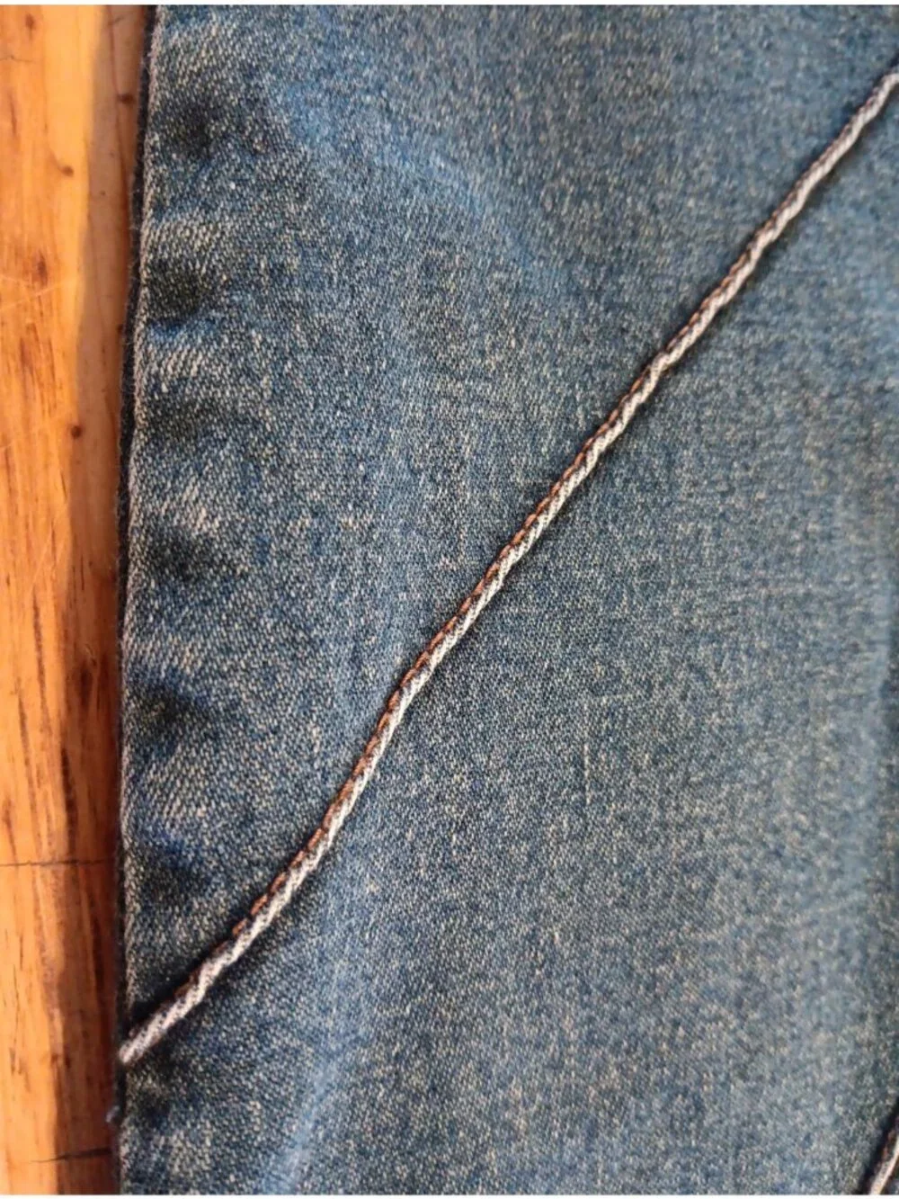 Vtg Y2K Faded Glory Denim Jean Skirt Women 14 A-line Pencil 1972 Special Edition